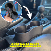 Audi A4/S4 B6/B7 Double Cup Holder – Center Console Fit with Lighter Plug Hole